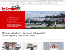 Tablet Screenshot of kellermann-moebel.de